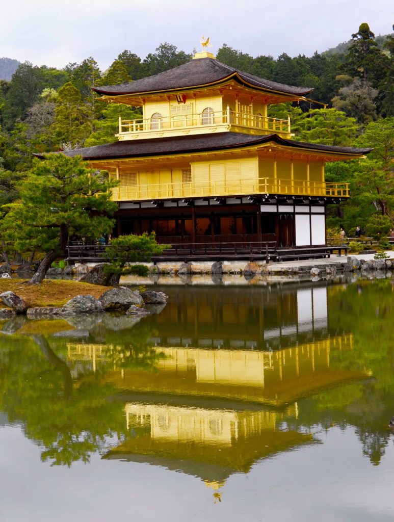 picture of golden temple, reflecting in water